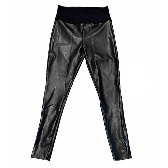 Red hot by SPANX all over faux leather black leggings - Picture 4 of 10